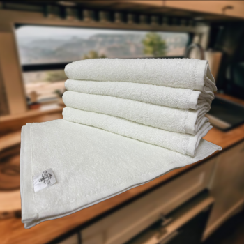 Karavan Havlusu 30X30 Beyaz  