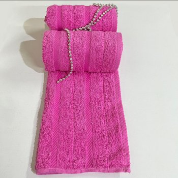 El Havlusu 50x80 Pamuk Çizgili Pembe